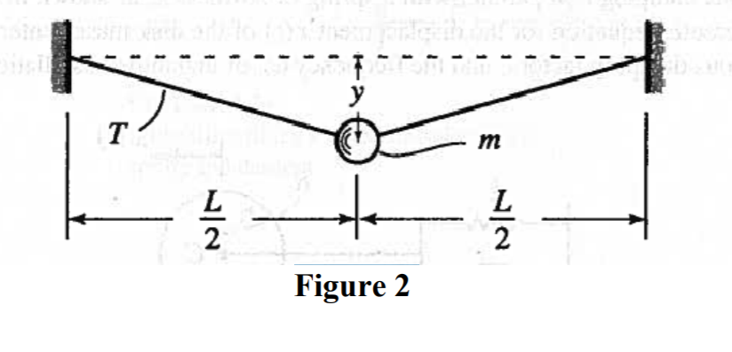 Solved A Bead Of Mass M Is Suspended On A Massless String Chegg