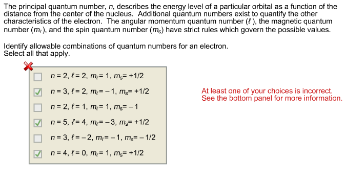 orbital numbers