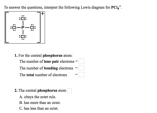 Lewis Structure Of Pcl Drawing Easy