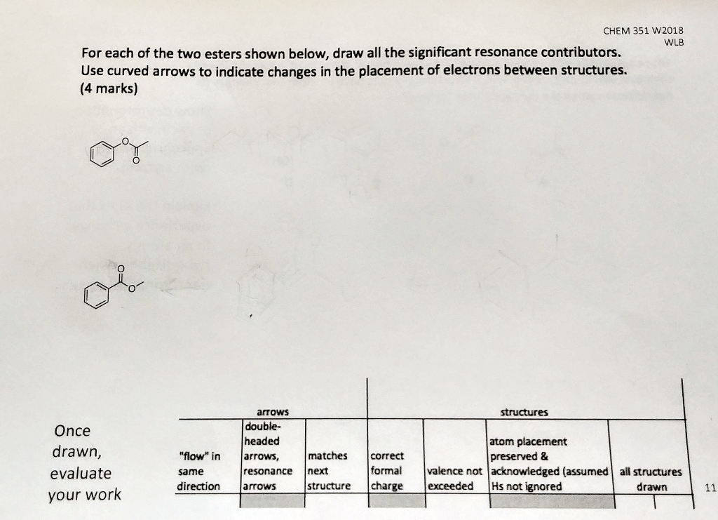 Solved Draw All The Significant Resonance Contributors For Chegg