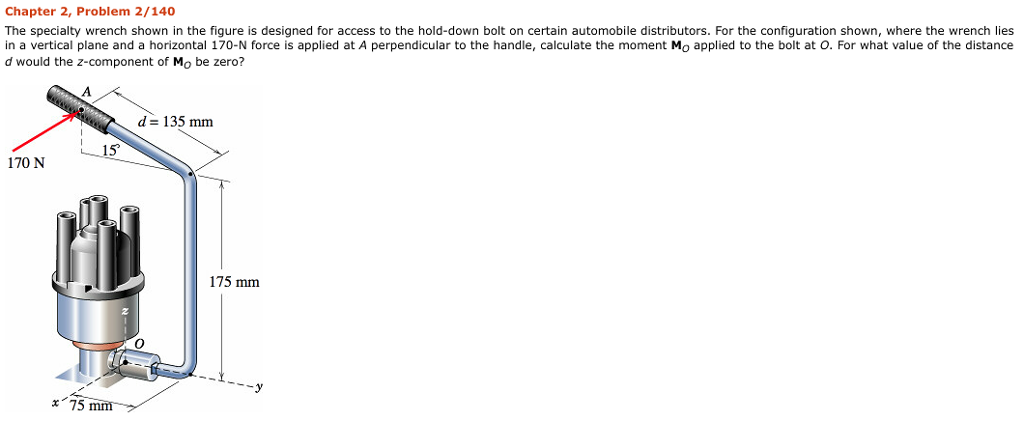 Solved Chapter Problem The Specialty Wrench Shown Chegg