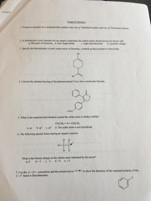 Solved I Propose A Structure For A Molecule That Contains Chegg