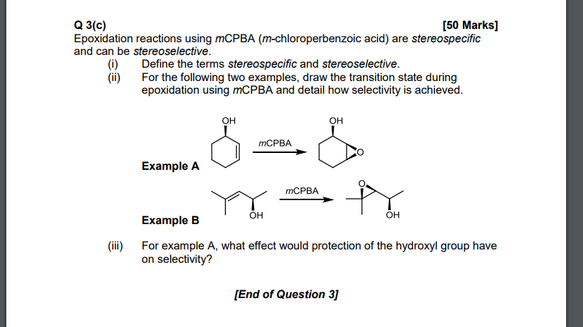 Epoxide Formation Mcpba