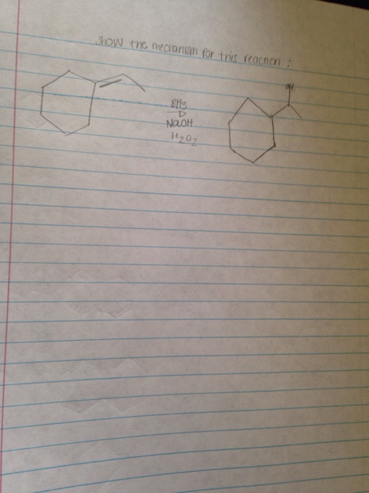 Solved Show The Mechanism For This Reaction Chegg