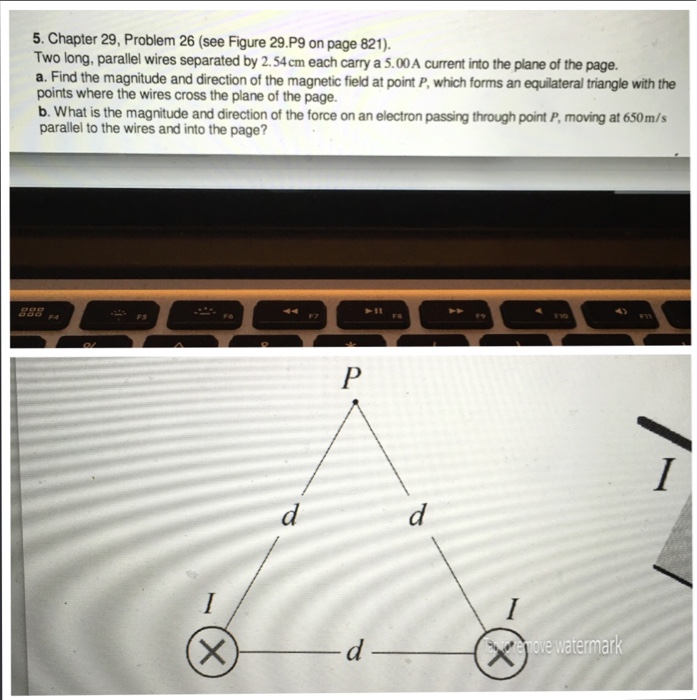 Solved Two Long Parallel Wires Separated By Cm Each Chegg