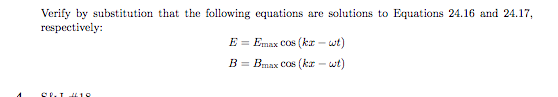 Solved Verify By Substitution That The Following Equations Chegg