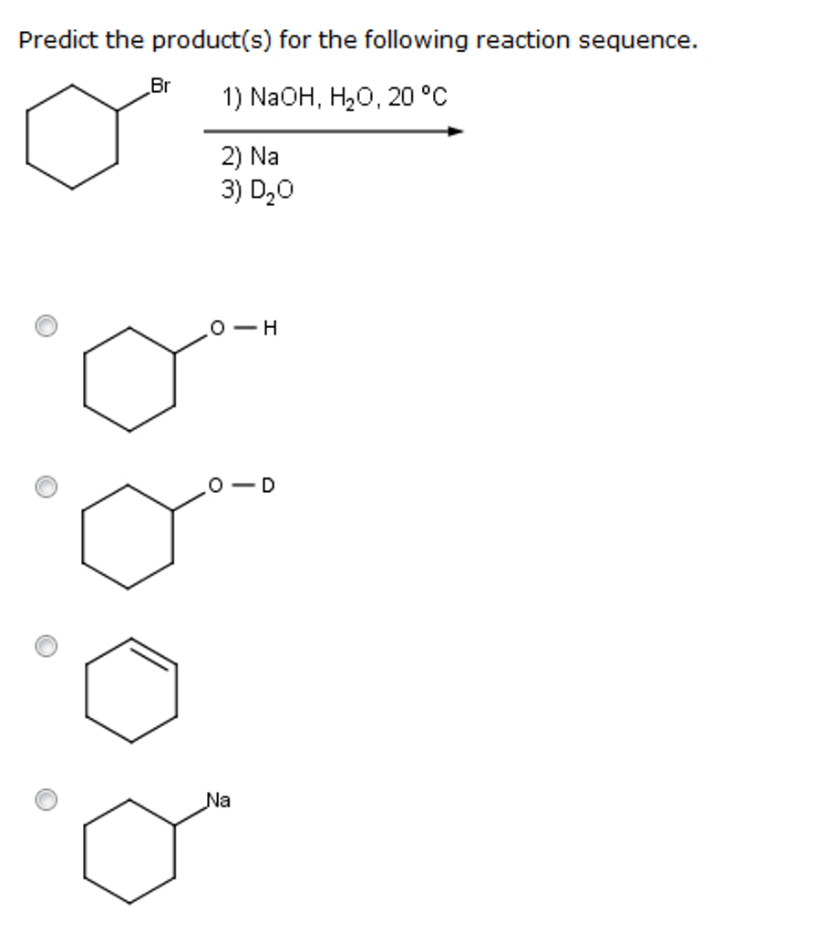 Solved Predict The Product S For The Following Reaction Chegg