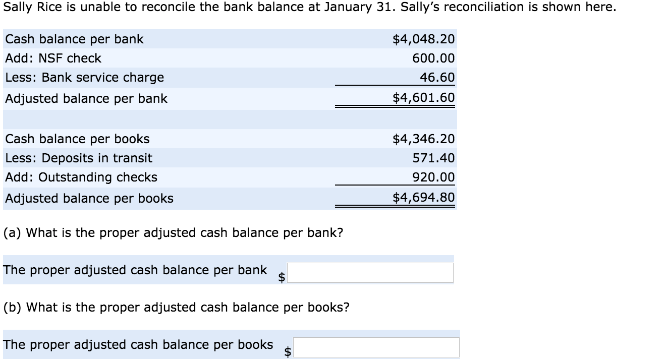 89  Bank Balance Vs Book Balance from Famous authors