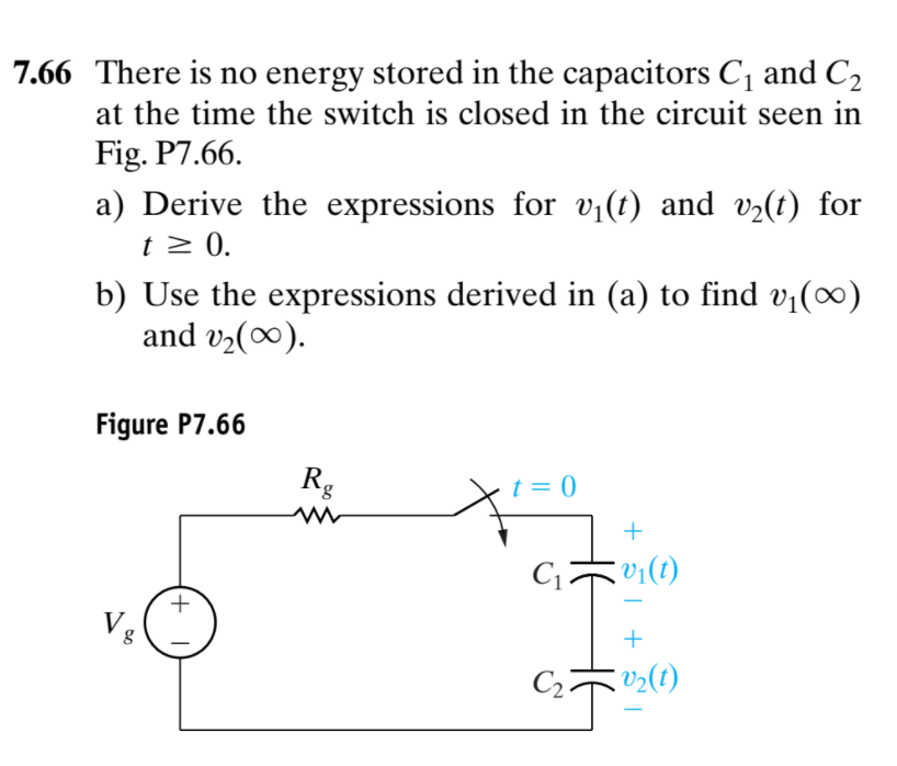 Solved There Is No Energy Stored In The Capacitors C Chegg