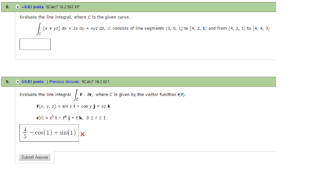 Solved Evaluate The Line Integral Where C Is The Given Chegg