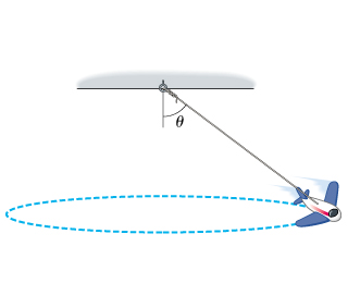 Flying toy airplane on a string online