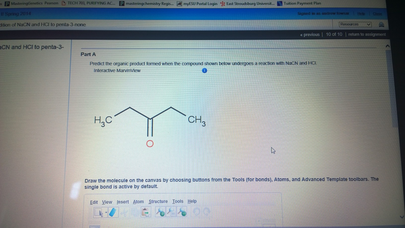 Solved Predict The Major Organic Product Formed The Compound Chegg