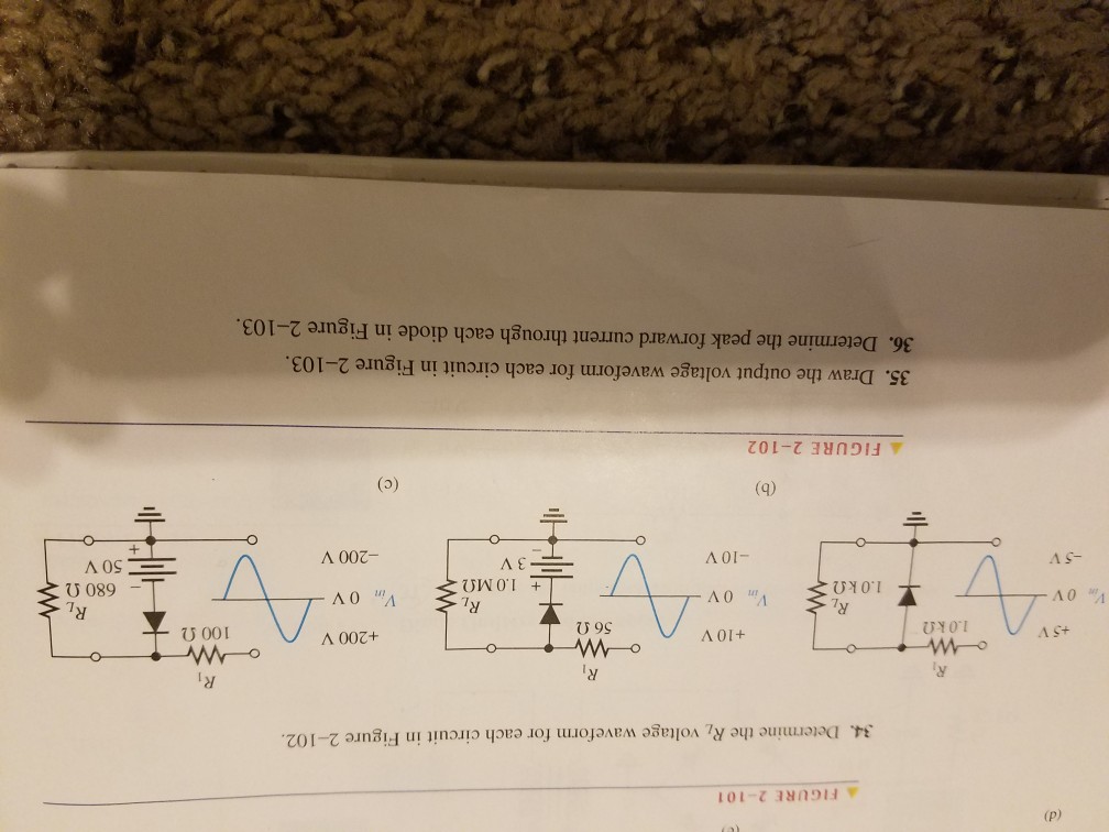 Solved Figure Determine The Ri Voltage Waveform Chegg