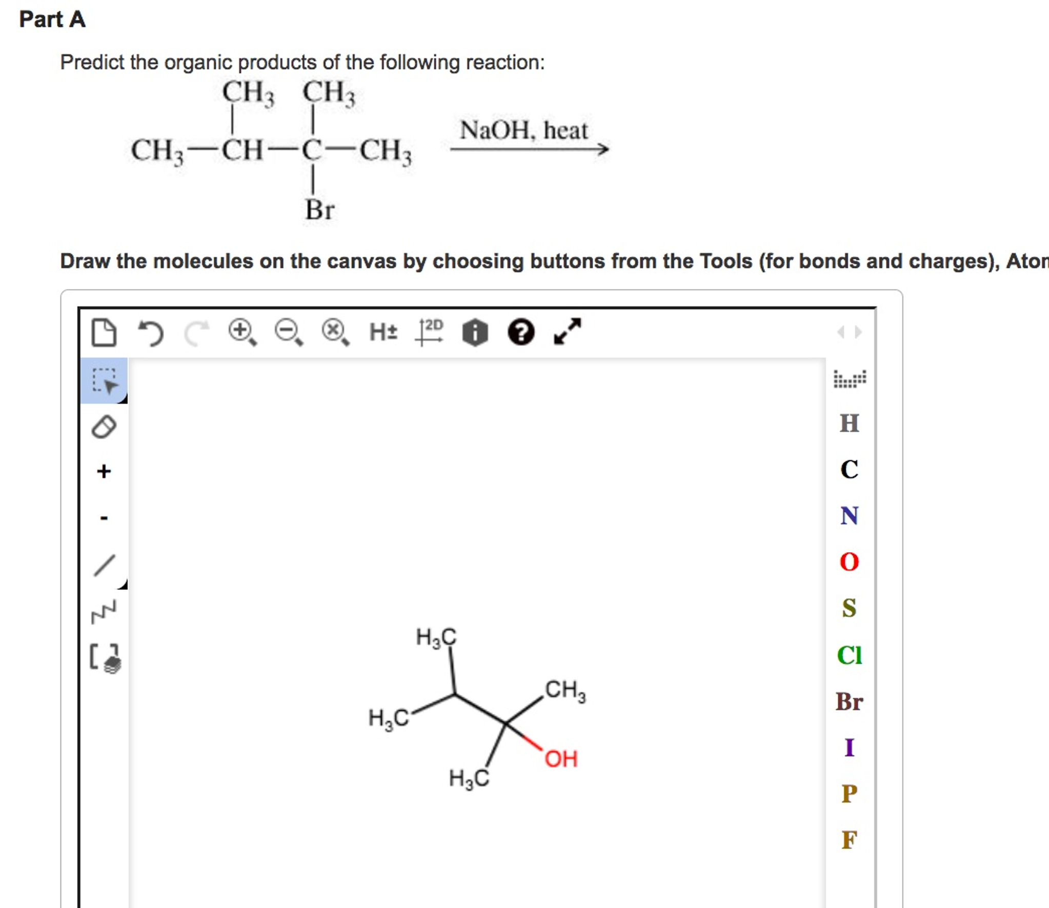 Solved Part A Predict The Organic Products Of The Following Chegg