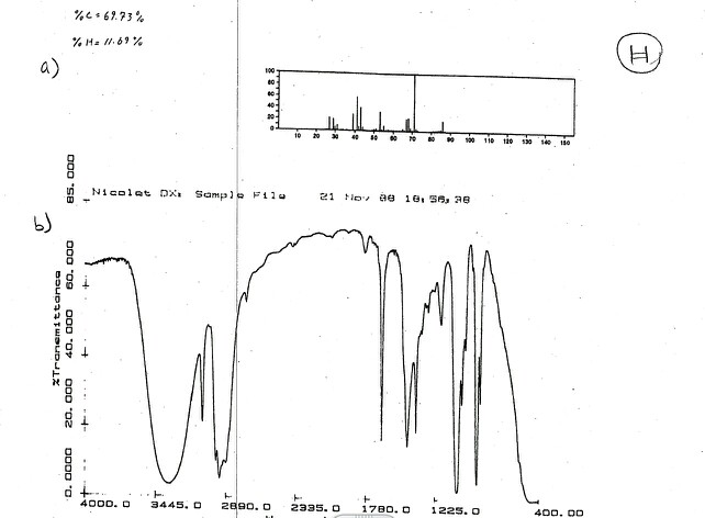 Could Someone Please Help Me Solve This Nmr And Ir Chegg