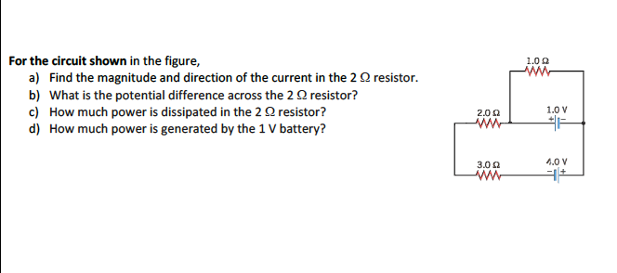 Solved For The Circuit Shown In The Figure A Find The Chegg