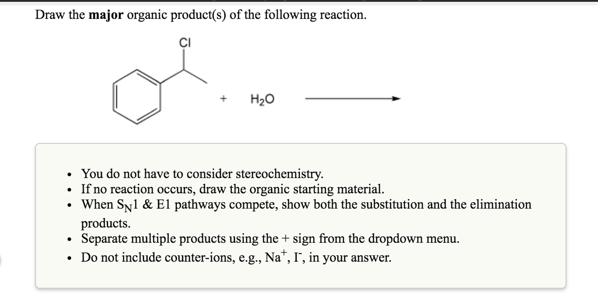 Solved Draw The Major Organic Product(s) Of The Following...