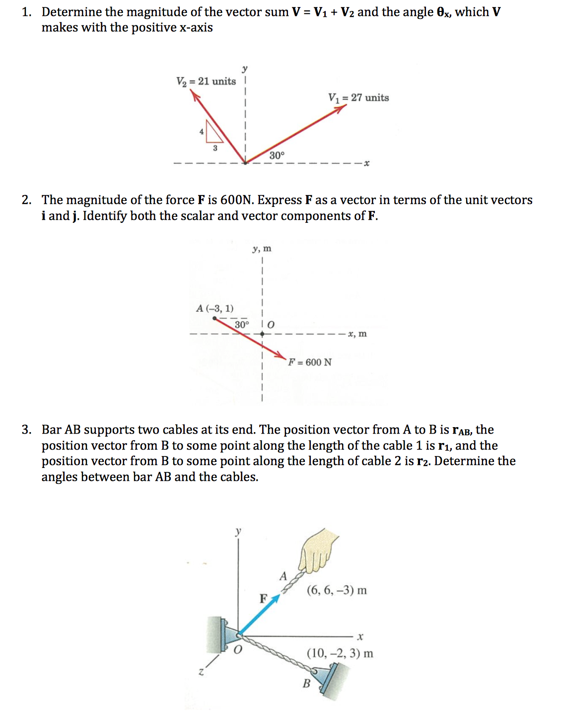 Solved Determine The Magnitude Of The Vector Sum V V Chegg