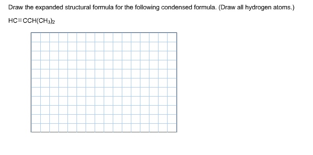 Draw The Expanded Structural Formula For The Follo&hellip; | Chegg.com