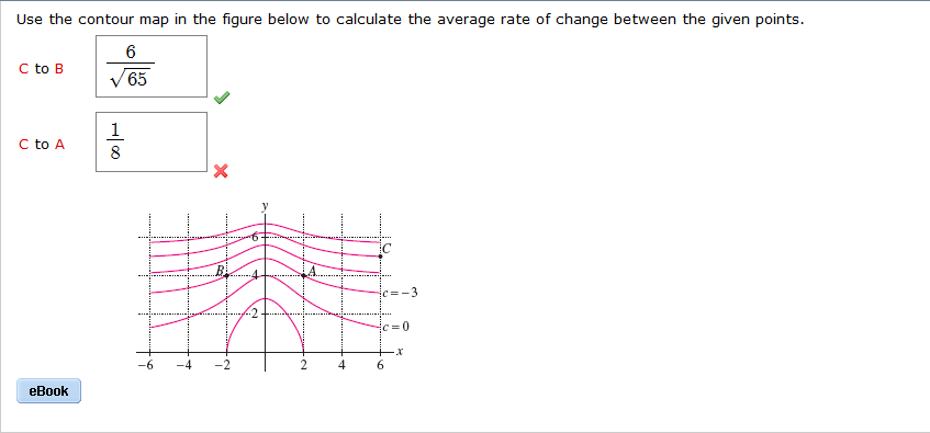 Use The Contour Map In The Figure Below To Calculate Chegg