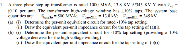 Solved A Three Phase Hz Transmission Line Is Km