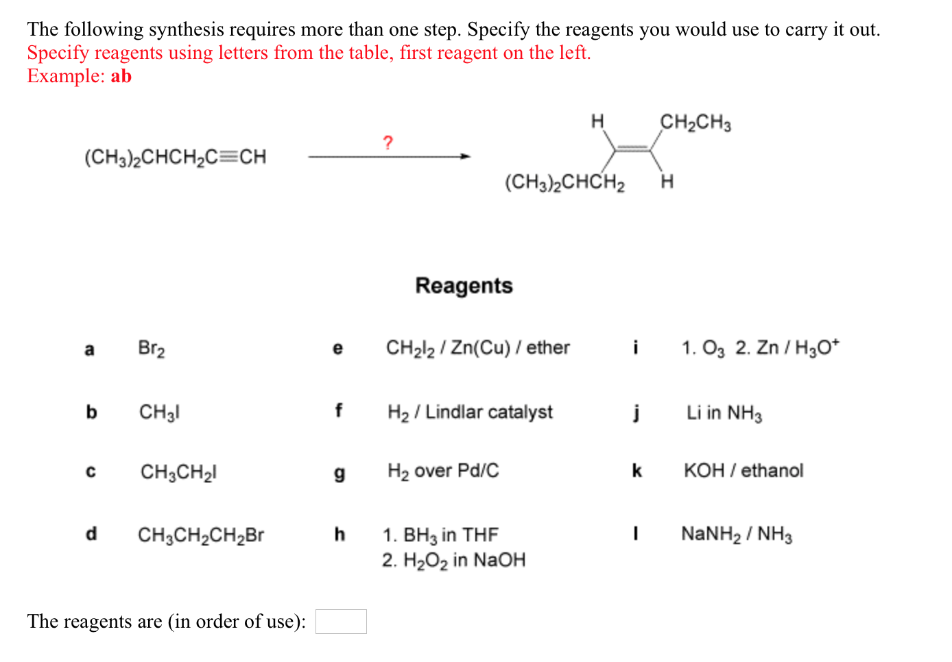 Solved The Following Synthesis Requires More Than One Step Chegg