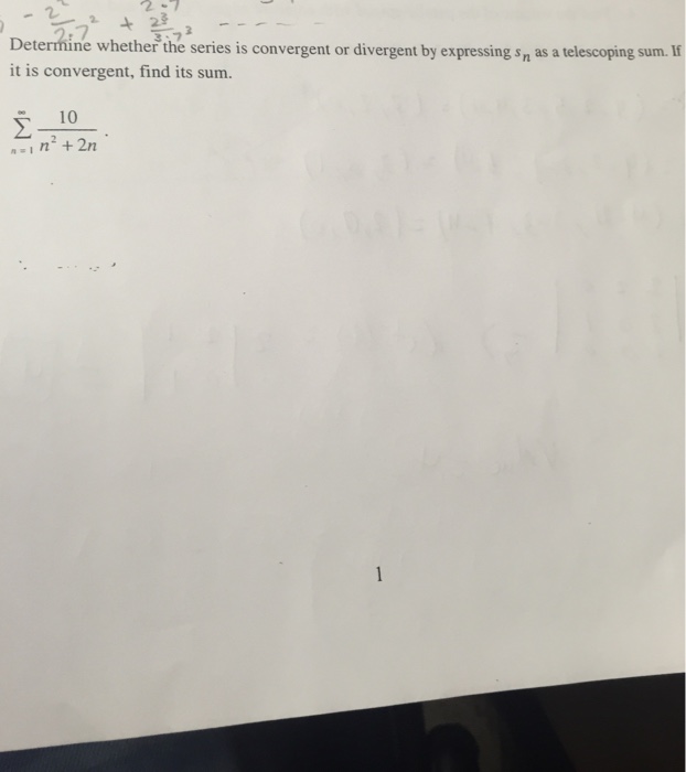 Solved Determine Whether The Series Is Convergent Or Chegg