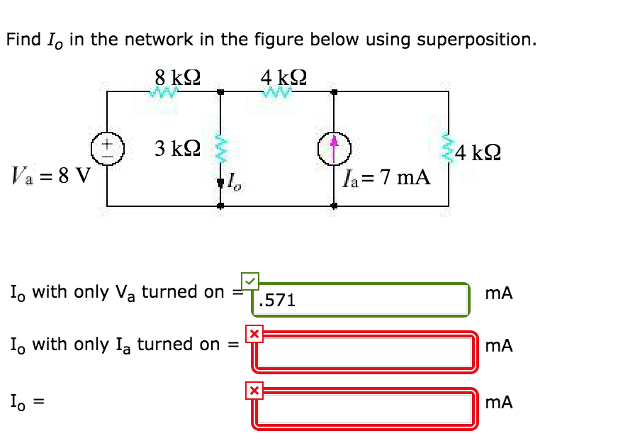 Solved Find Io In The Network In The Figure Below Using Chegg