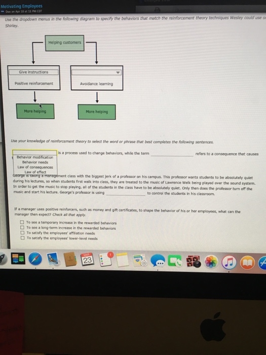 Solved Use The Dropdown Menus In The Following Diagram To Chegg