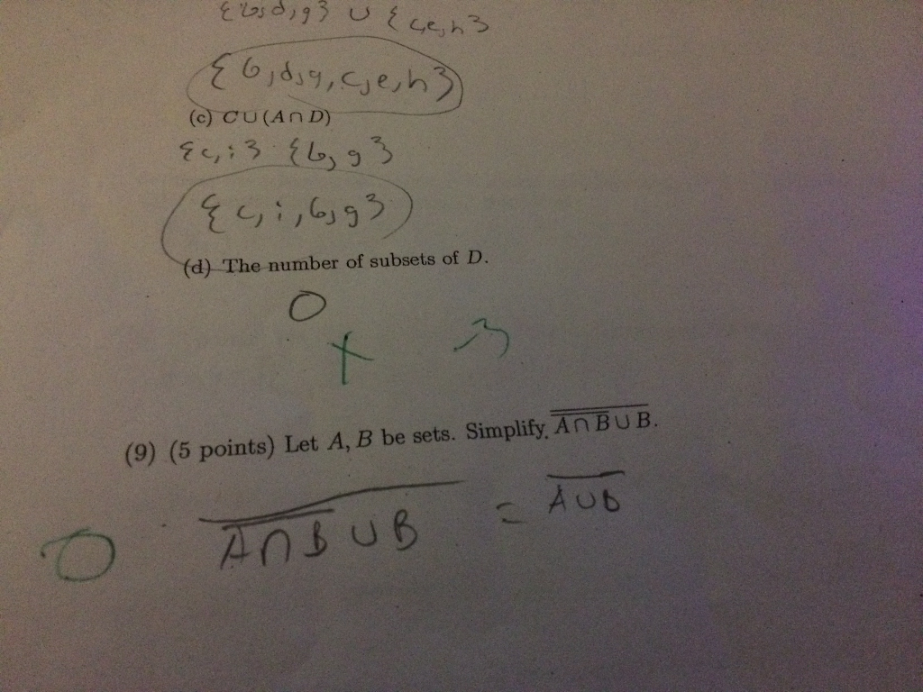 Correct Answers Help For Discrete Math Solved Discrete Math