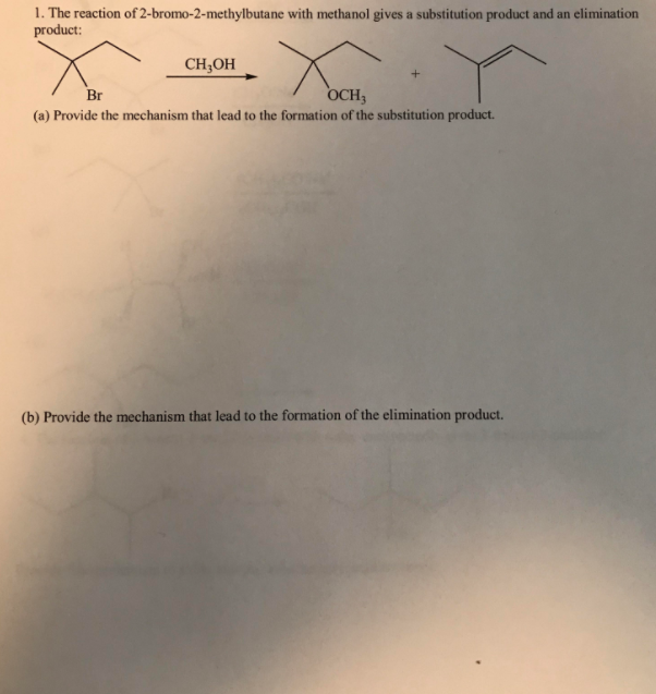 Solved The Reaction Of Bromo Methylbutane With Chegg