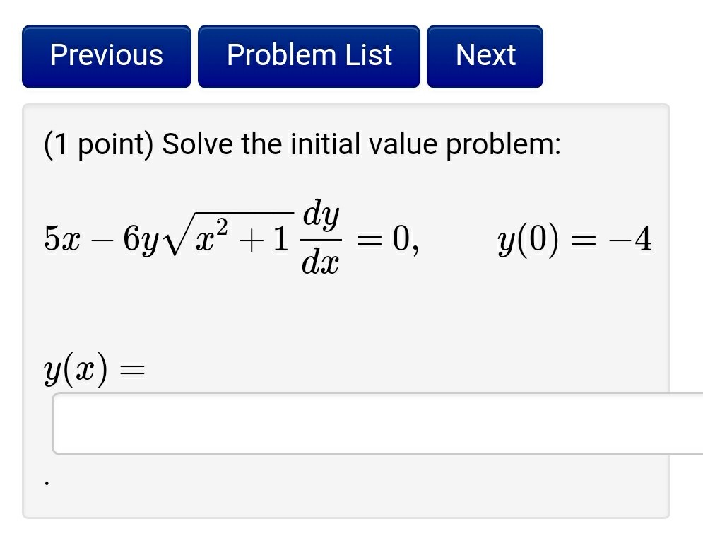 Solved Previous Problem List Next Point Solve The Chegg