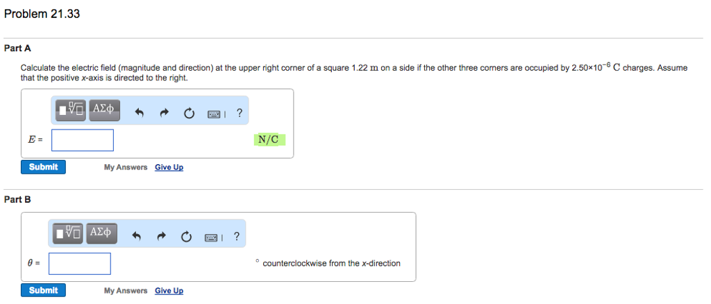 Solved Calculate The Electric Field Magnitude And Chegg