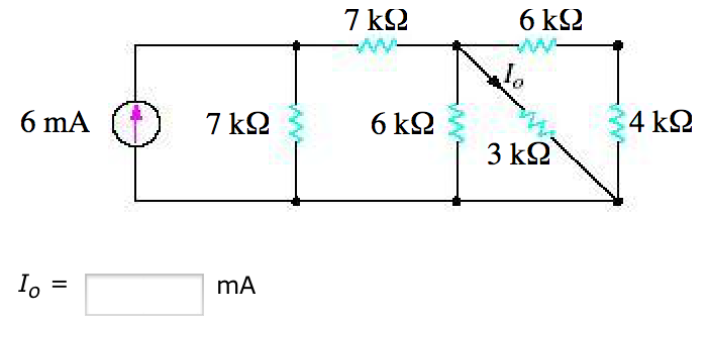 Solved Find Io In The Network In The Figure Below Using Chegg