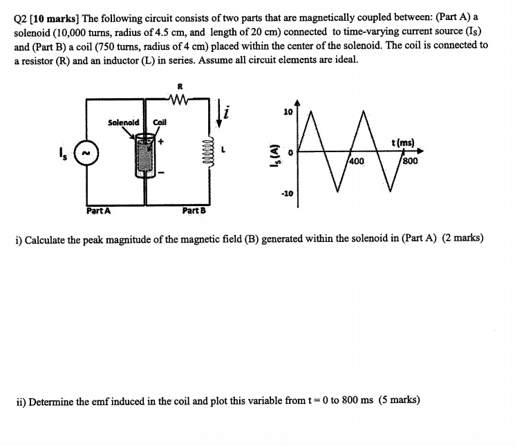 Solved Q Marks The Following Circuit Consists Of Two Chegg