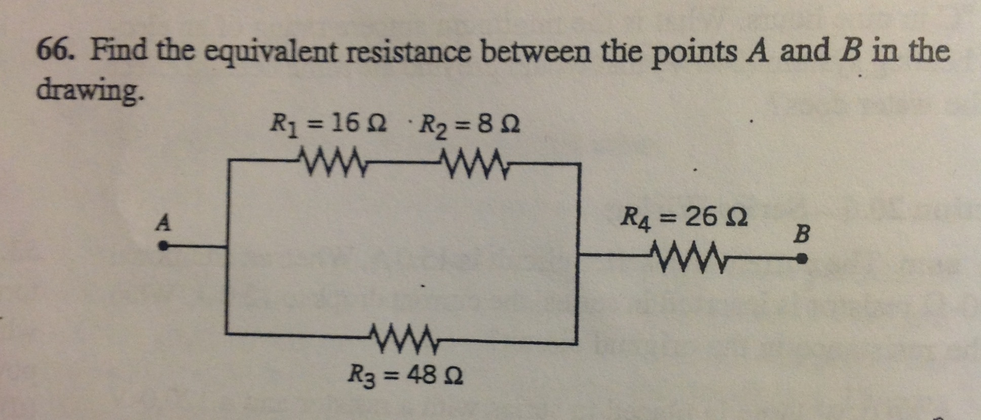 Solved: Find The Equivalent Resistance Between The Points ... | Chegg.com