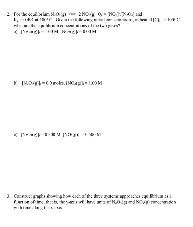 Solved The Determination Of An Equilibrium Constant Pre Lab Chegg