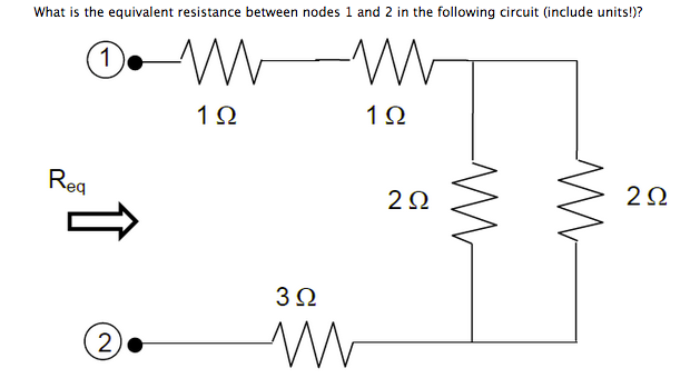 What are the units for resistance?