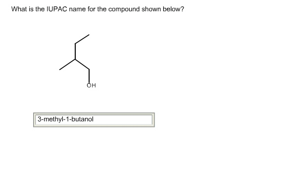 Solved What Is The IUPAC Name For The Compound Shown Below Chegg