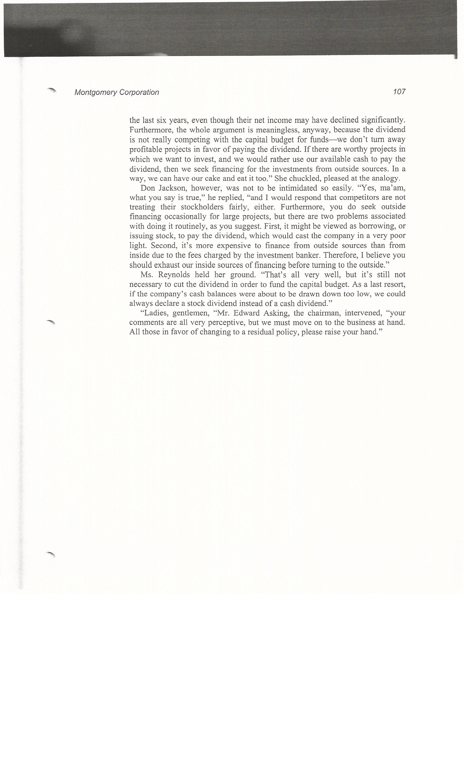 finance case study questions finance case study questions