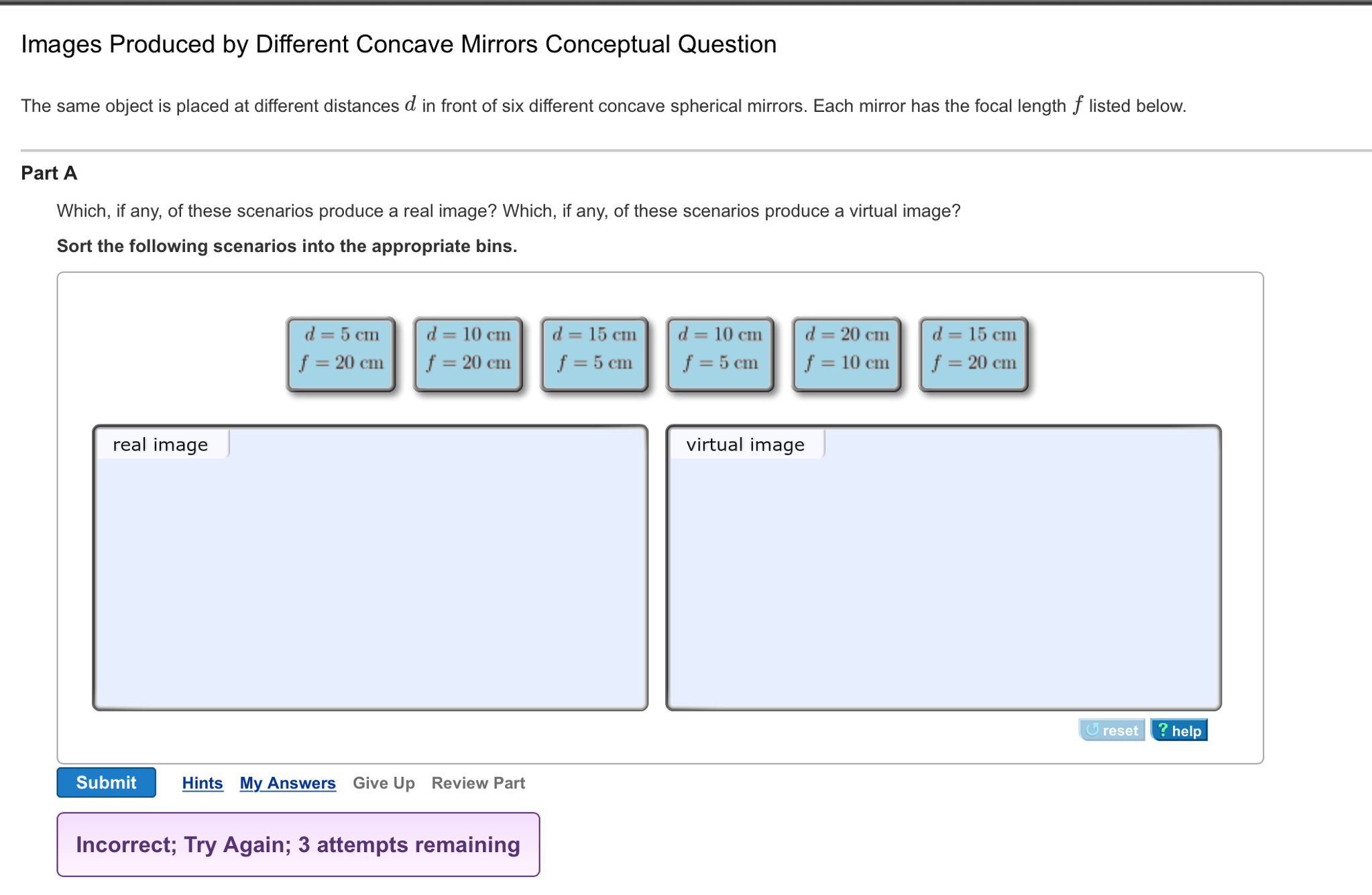 Solved Which If Any Of These Scenarios Produce A Real Chegg