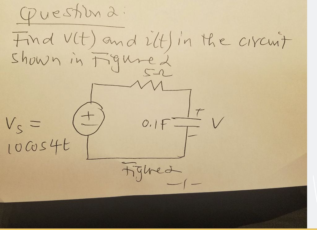 Solved Find V T And I T In The Circuit Shown In Figure Chegg