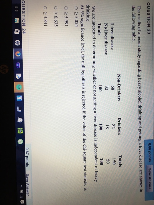 Solved The Results Of A Recent Study Regarding Heavy Alcohol Chegg