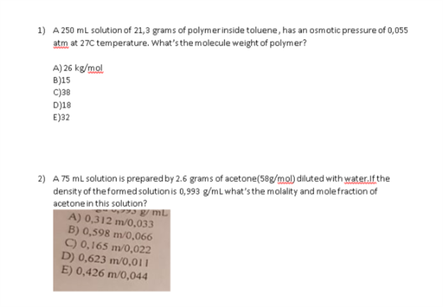 Which Question Cannot Be Answered By Chemistry Solved Some O