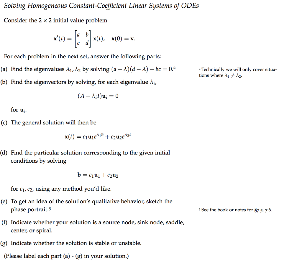 Solved Solving Homogeneous Constant Coefficient Linear Chegg