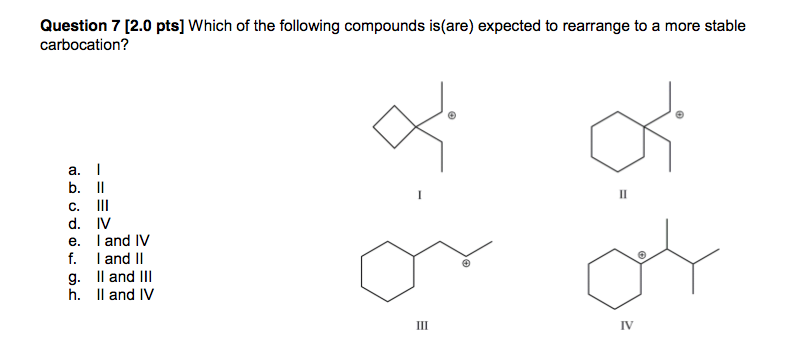 Solved Which Of The Following Compounds Is Are Expected To Chegg