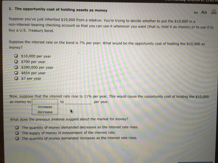 opportunity-cost-of-holding-money