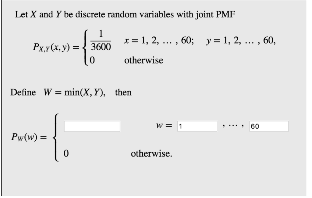 Let X And Y Be Discrete Random Variables With Joint Chegg