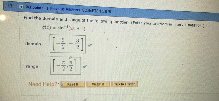 Solved Find The Domain And Range Of The Following Function Chegg