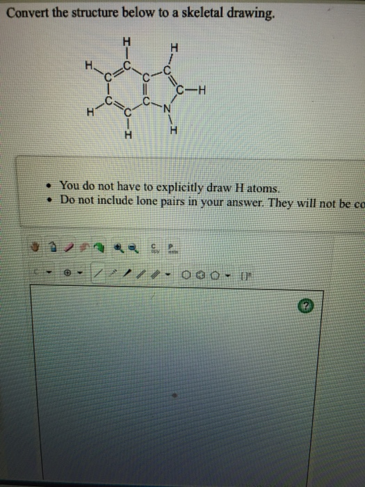 Solved Convert The Structure Below To A Skeletal Drawing Chegg